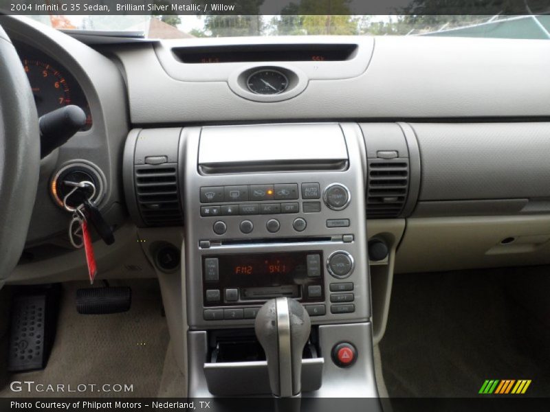 Brilliant Silver Metallic / Willow 2004 Infiniti G 35 Sedan