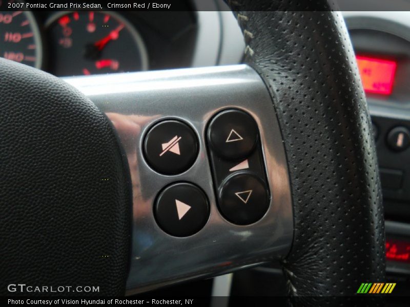 Crimson Red / Ebony 2007 Pontiac Grand Prix Sedan