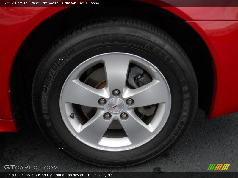Crimson Red / Ebony 2007 Pontiac Grand Prix Sedan