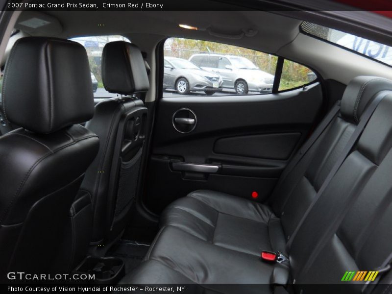 Crimson Red / Ebony 2007 Pontiac Grand Prix Sedan