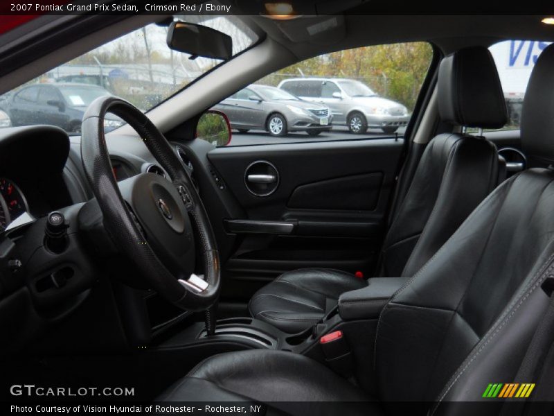Crimson Red / Ebony 2007 Pontiac Grand Prix Sedan