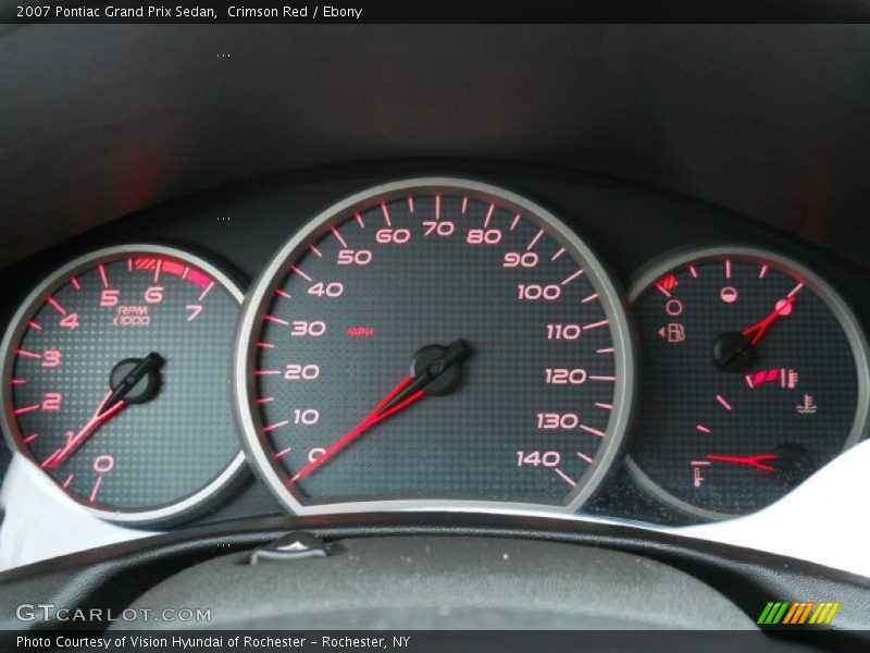 Crimson Red / Ebony 2007 Pontiac Grand Prix Sedan