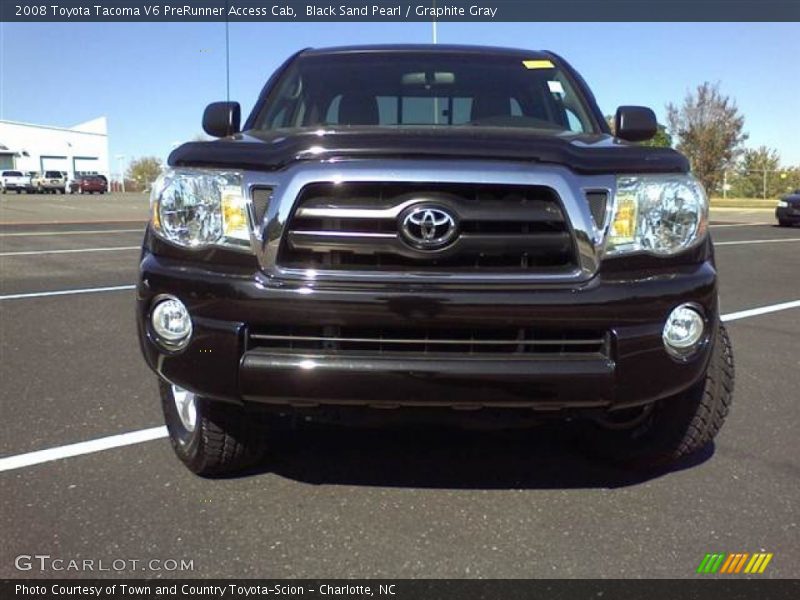Black Sand Pearl / Graphite Gray 2008 Toyota Tacoma V6 PreRunner Access Cab