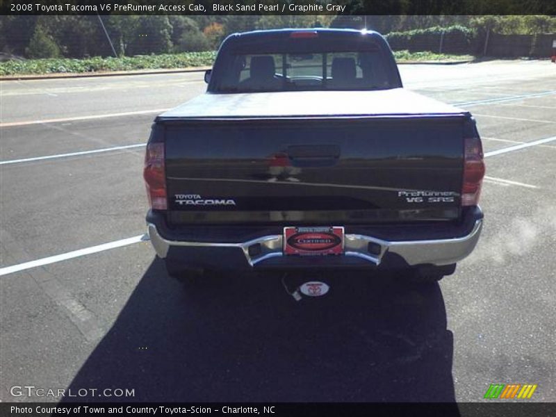 Black Sand Pearl / Graphite Gray 2008 Toyota Tacoma V6 PreRunner Access Cab