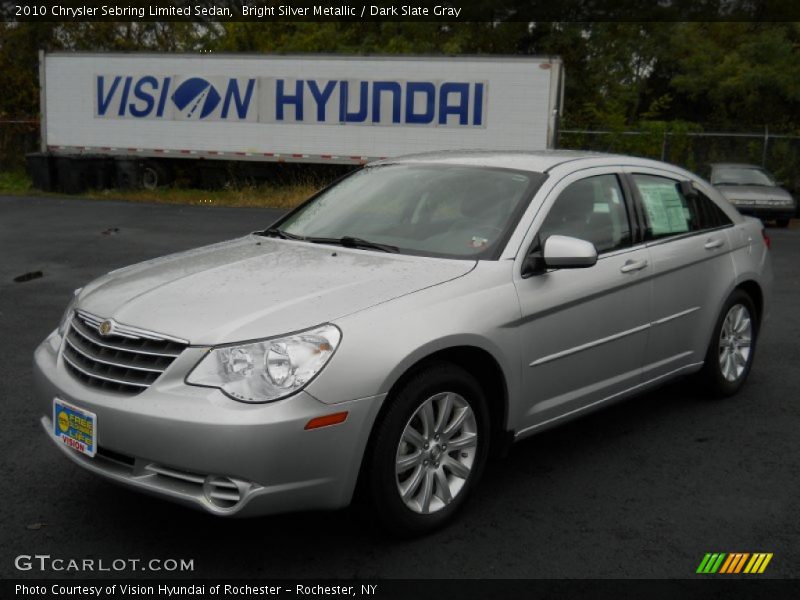 Bright Silver Metallic / Dark Slate Gray 2010 Chrysler Sebring Limited Sedan