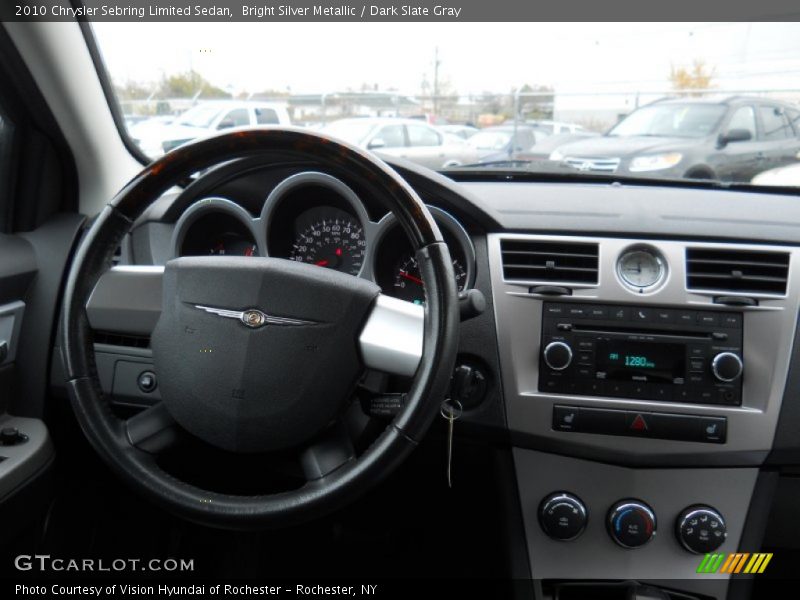 Bright Silver Metallic / Dark Slate Gray 2010 Chrysler Sebring Limited Sedan