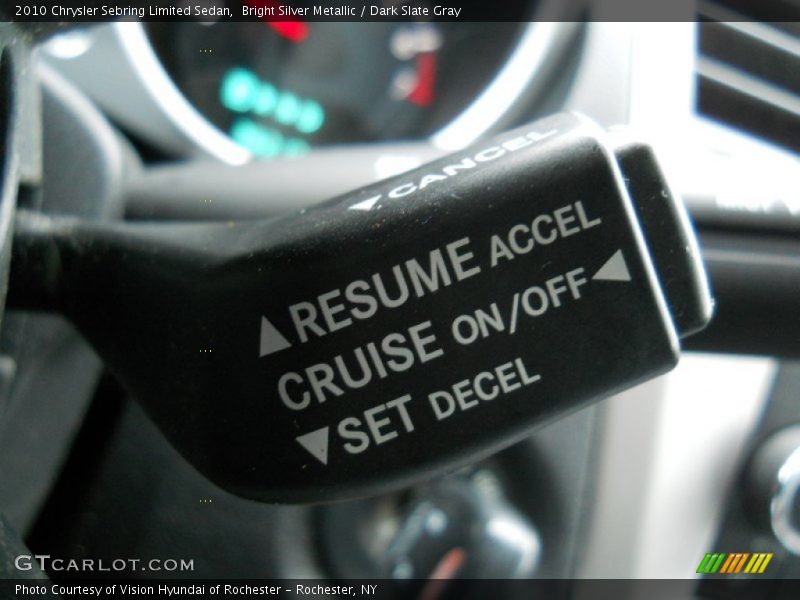 Bright Silver Metallic / Dark Slate Gray 2010 Chrysler Sebring Limited Sedan
