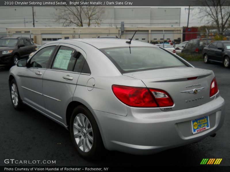 Bright Silver Metallic / Dark Slate Gray 2010 Chrysler Sebring Limited Sedan