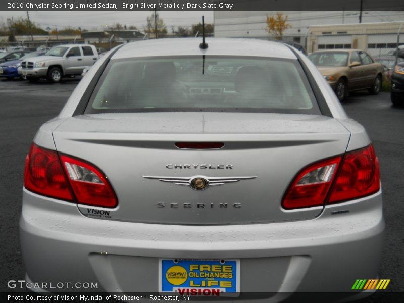 Bright Silver Metallic / Dark Slate Gray 2010 Chrysler Sebring Limited Sedan