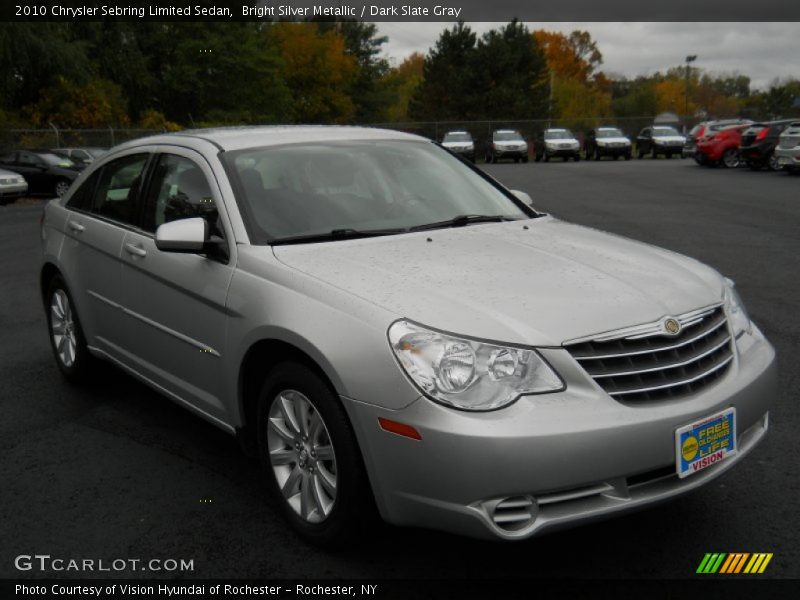 Bright Silver Metallic / Dark Slate Gray 2010 Chrysler Sebring Limited Sedan
