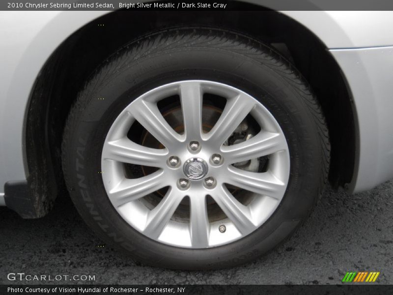 Bright Silver Metallic / Dark Slate Gray 2010 Chrysler Sebring Limited Sedan