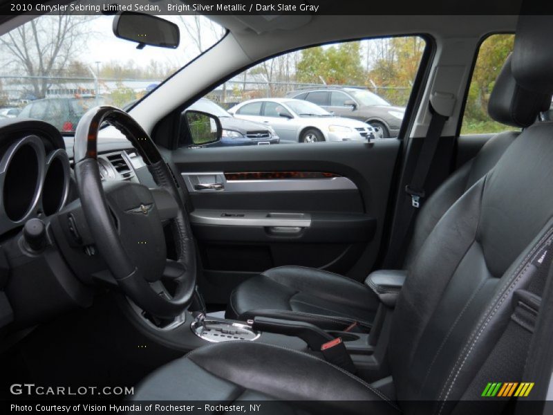 Bright Silver Metallic / Dark Slate Gray 2010 Chrysler Sebring Limited Sedan