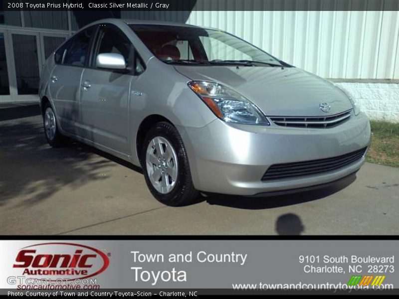 Classic Silver Metallic / Gray 2008 Toyota Prius Hybrid