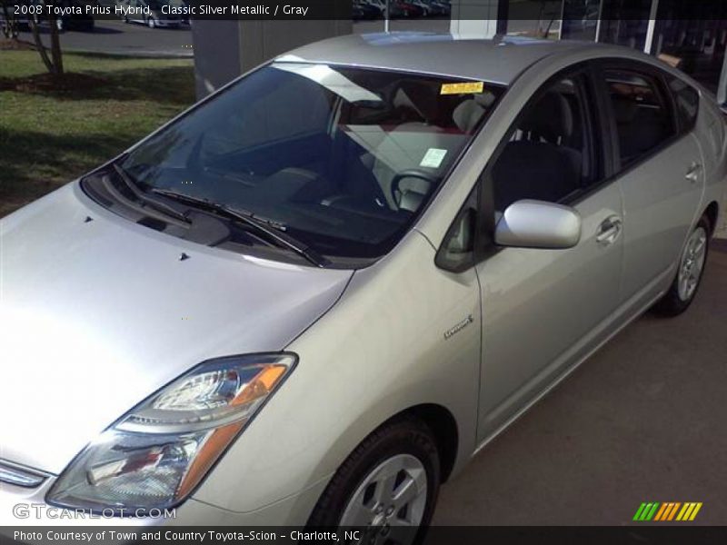 Classic Silver Metallic / Gray 2008 Toyota Prius Hybrid