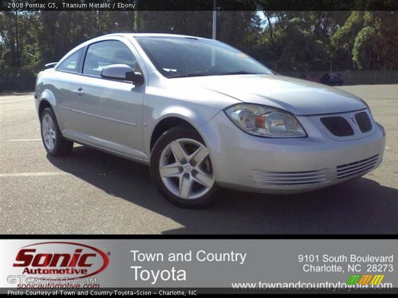 Titanium Metallic / Ebony 2008 Pontiac G5
