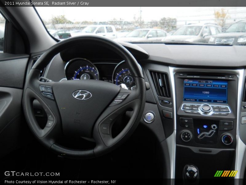 Radiant Silver / Gray 2011 Hyundai Sonata SE