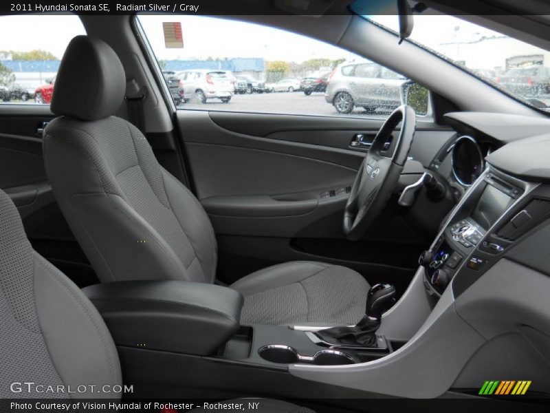 Radiant Silver / Gray 2011 Hyundai Sonata SE