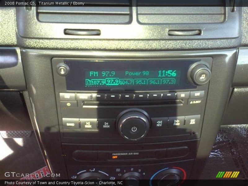 Titanium Metallic / Ebony 2008 Pontiac G5
