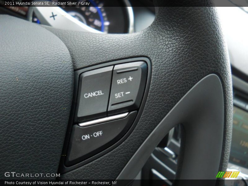 Radiant Silver / Gray 2011 Hyundai Sonata SE