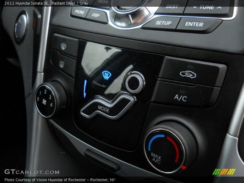 Radiant Silver / Gray 2011 Hyundai Sonata SE