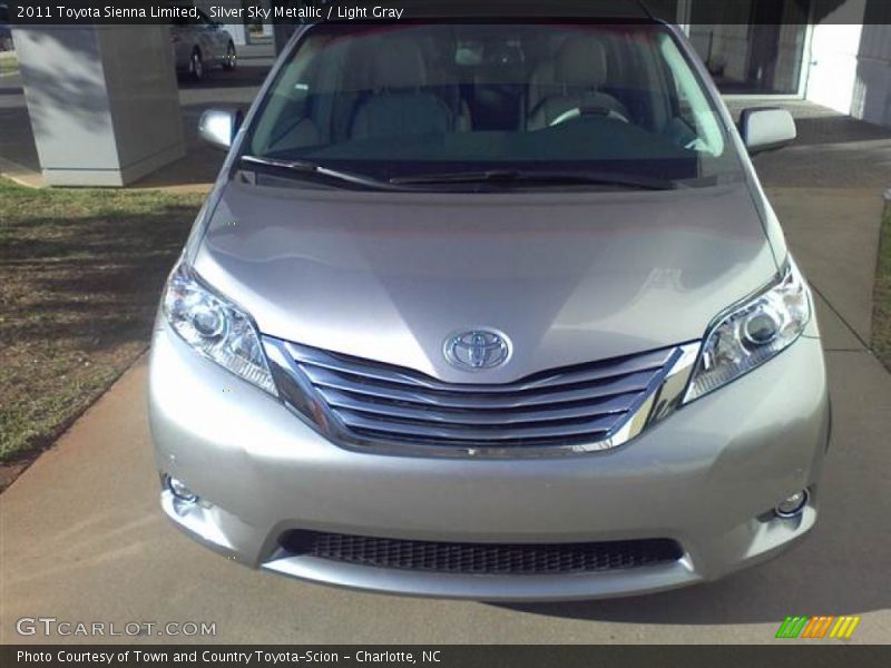 Silver Sky Metallic / Light Gray 2011 Toyota Sienna Limited
