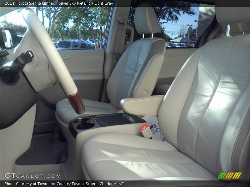 Silver Sky Metallic / Light Gray 2011 Toyota Sienna Limited