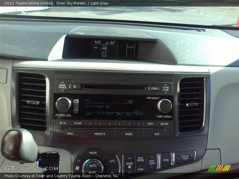 Silver Sky Metallic / Light Gray 2011 Toyota Sienna Limited