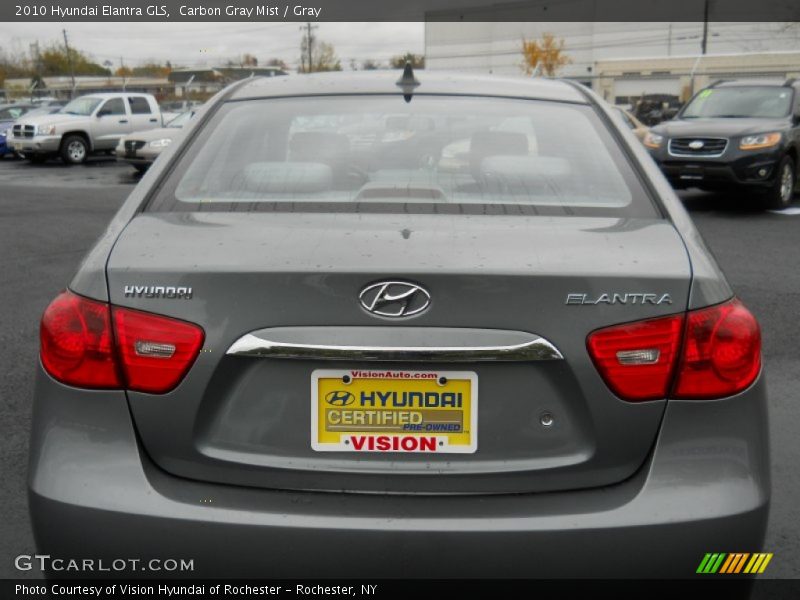 Carbon Gray Mist / Gray 2010 Hyundai Elantra GLS