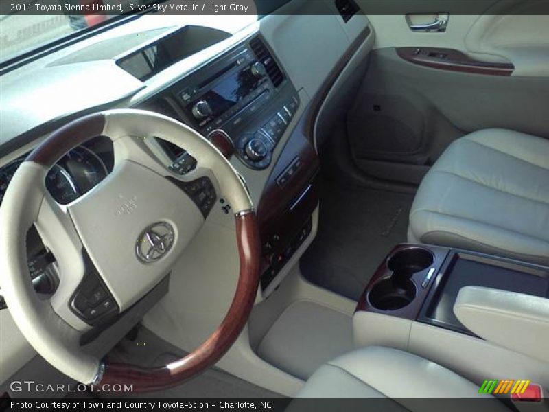 Silver Sky Metallic / Light Gray 2011 Toyota Sienna Limited
