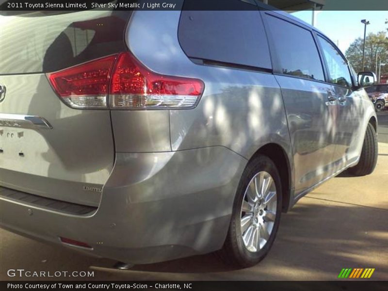 Silver Sky Metallic / Light Gray 2011 Toyota Sienna Limited