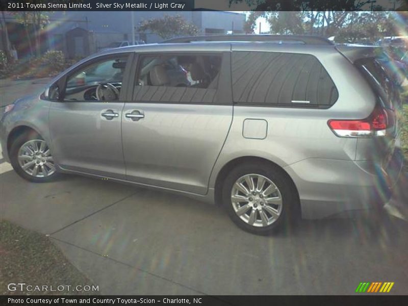 Silver Sky Metallic / Light Gray 2011 Toyota Sienna Limited