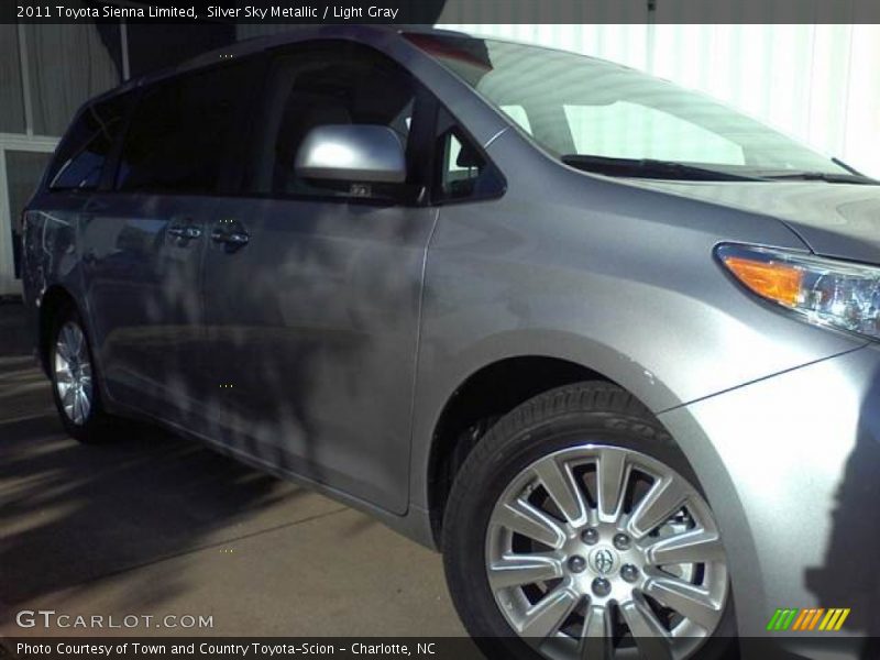 Silver Sky Metallic / Light Gray 2011 Toyota Sienna Limited