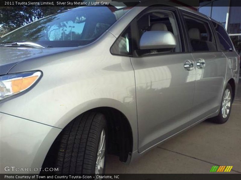 Silver Sky Metallic / Light Gray 2011 Toyota Sienna Limited
