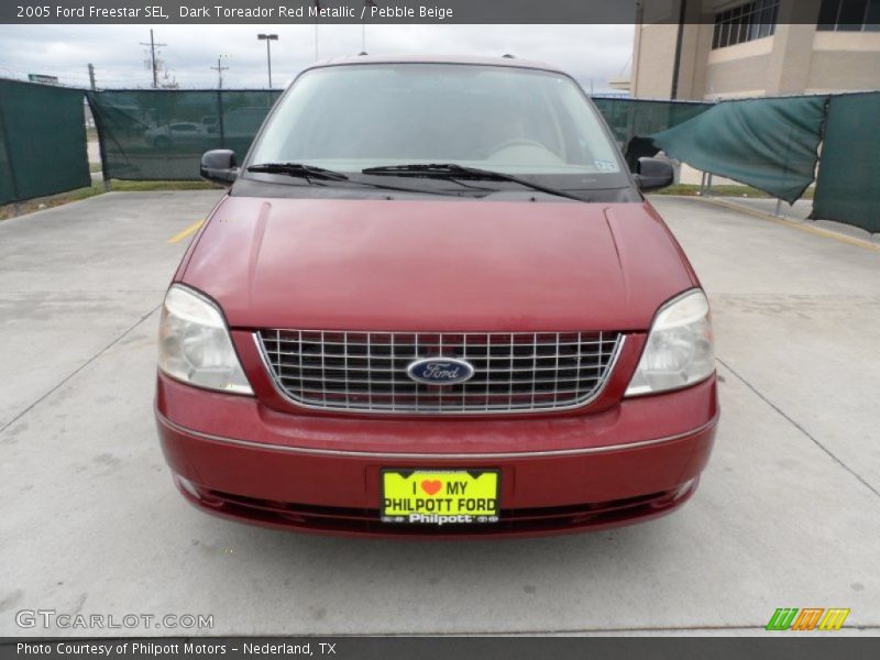 Dark Toreador Red Metallic / Pebble Beige 2005 Ford Freestar SEL