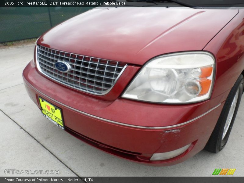 Dark Toreador Red Metallic / Pebble Beige 2005 Ford Freestar SEL