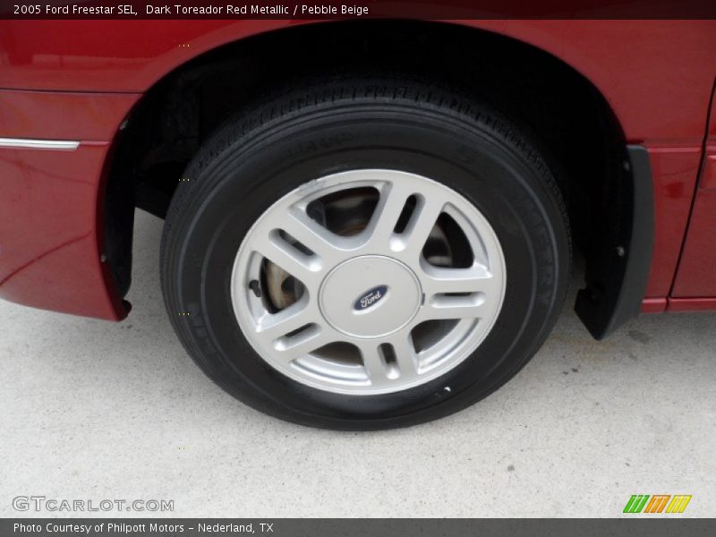 Dark Toreador Red Metallic / Pebble Beige 2005 Ford Freestar SEL