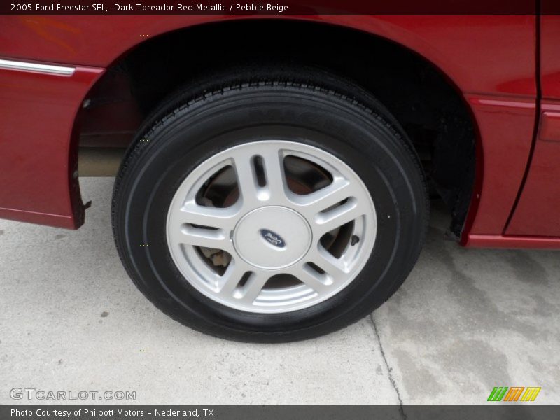 Dark Toreador Red Metallic / Pebble Beige 2005 Ford Freestar SEL