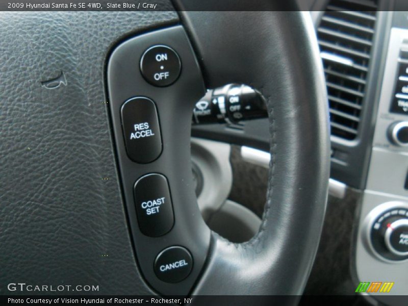 Slate Blue / Gray 2009 Hyundai Santa Fe SE 4WD