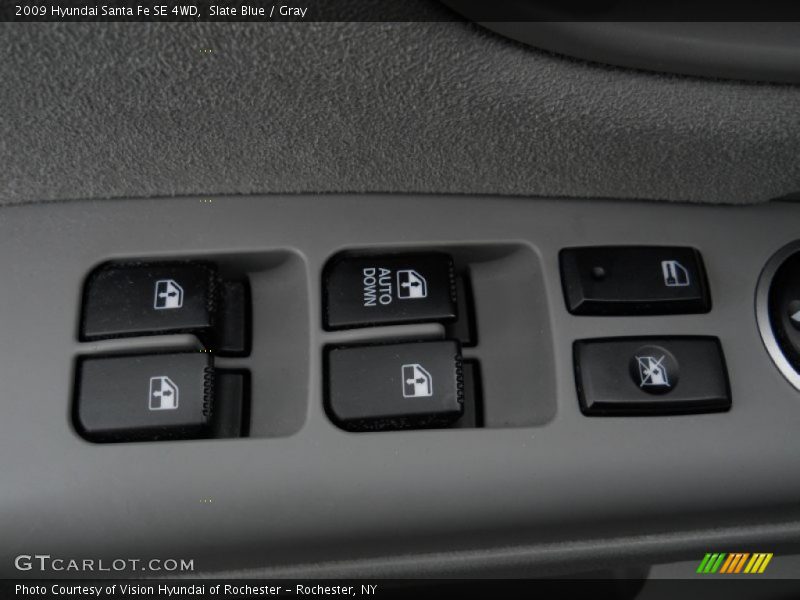 Slate Blue / Gray 2009 Hyundai Santa Fe SE 4WD