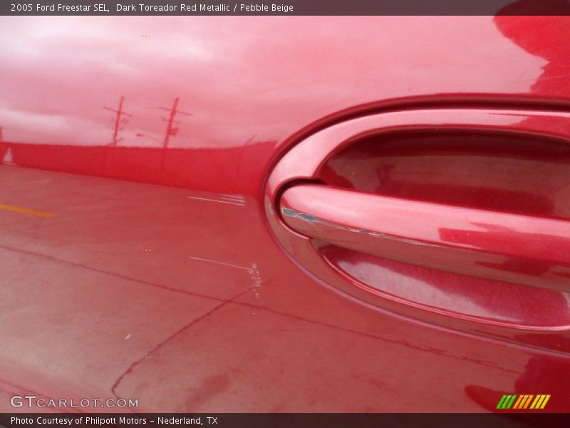 Dark Toreador Red Metallic / Pebble Beige 2005 Ford Freestar SEL