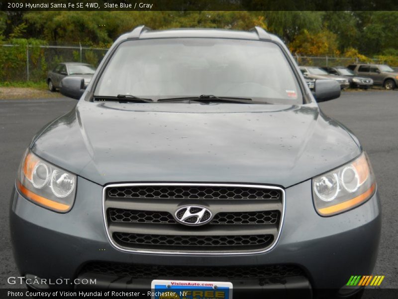 Slate Blue / Gray 2009 Hyundai Santa Fe SE 4WD