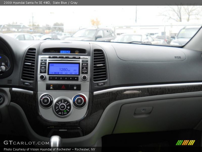 Slate Blue / Gray 2009 Hyundai Santa Fe SE 4WD