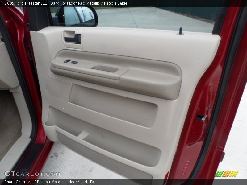 Dark Toreador Red Metallic / Pebble Beige 2005 Ford Freestar SEL