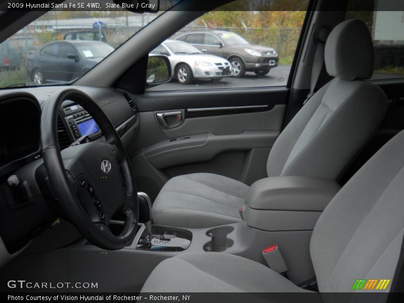 Slate Blue / Gray 2009 Hyundai Santa Fe SE 4WD