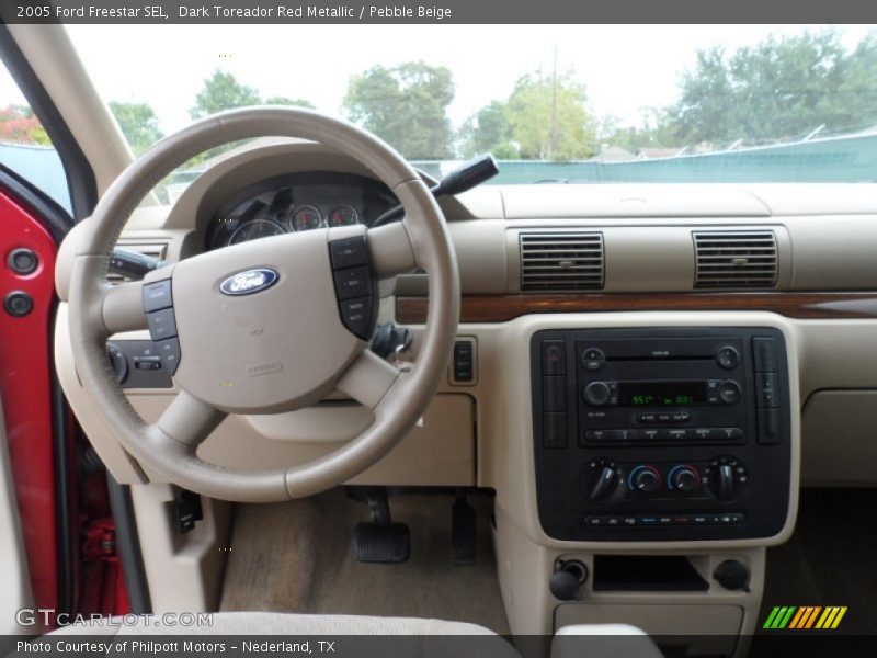 Dark Toreador Red Metallic / Pebble Beige 2005 Ford Freestar SEL