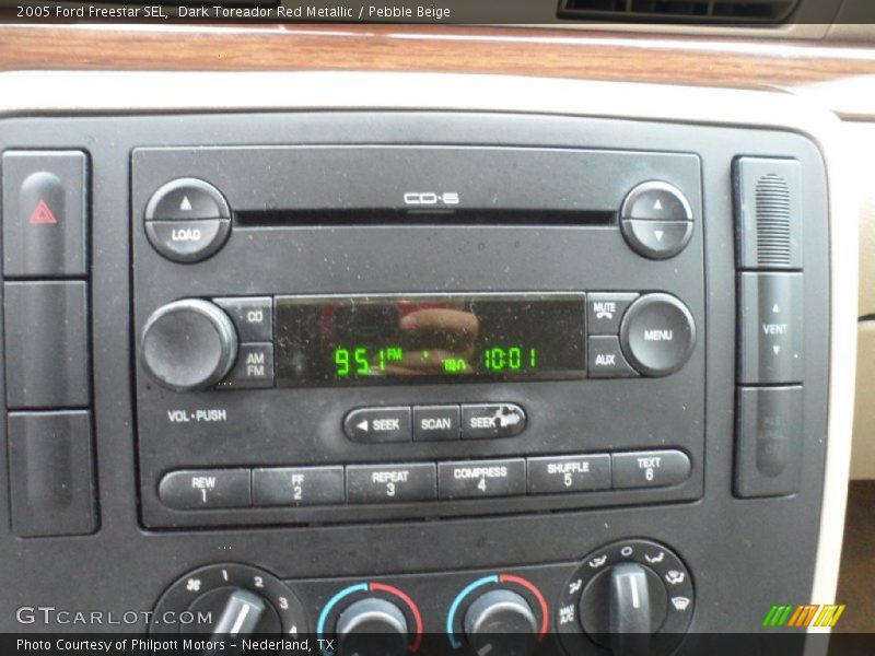 Audio System of 2005 Freestar SEL