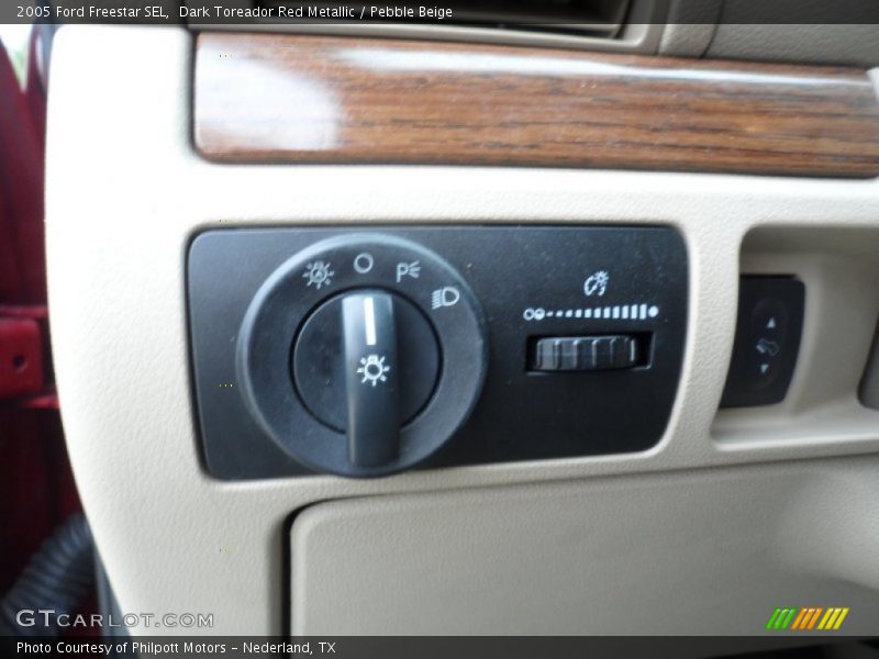 Controls of 2005 Freestar SEL