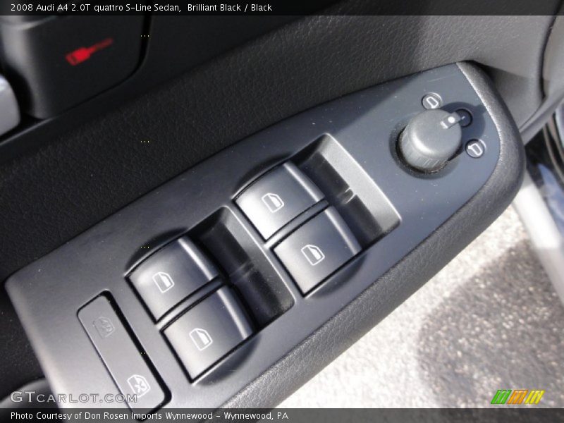 Brilliant Black / Black 2008 Audi A4 2.0T quattro S-Line Sedan