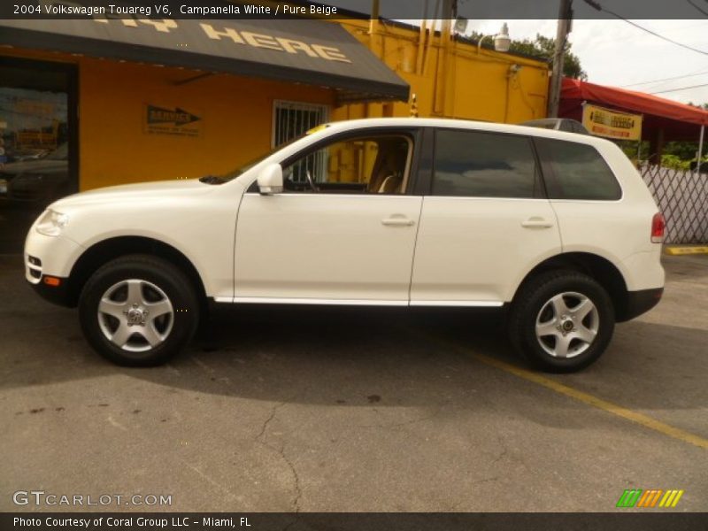 Campanella White / Pure Beige 2004 Volkswagen Touareg V6