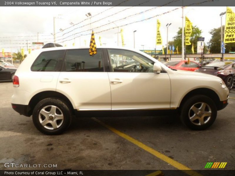 Campanella White / Pure Beige 2004 Volkswagen Touareg V6
